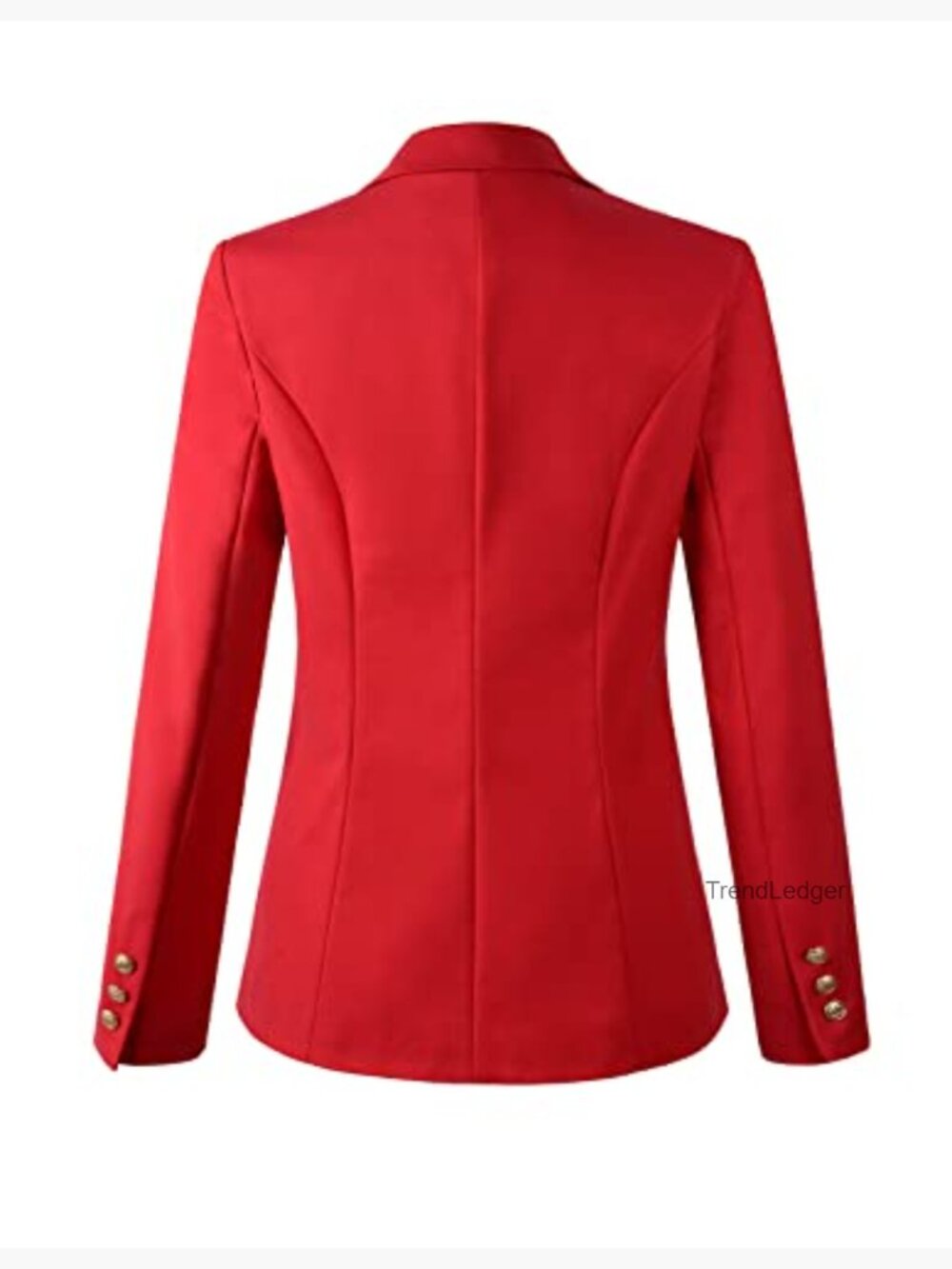 Double Breasted Blazer Ladies Jacket Work Suit - Picture 2 of 2